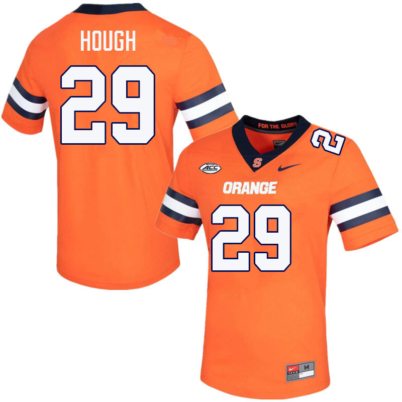 Syracuse Orange #29 Josh Hough College Football Jerseys Stitched-Orange